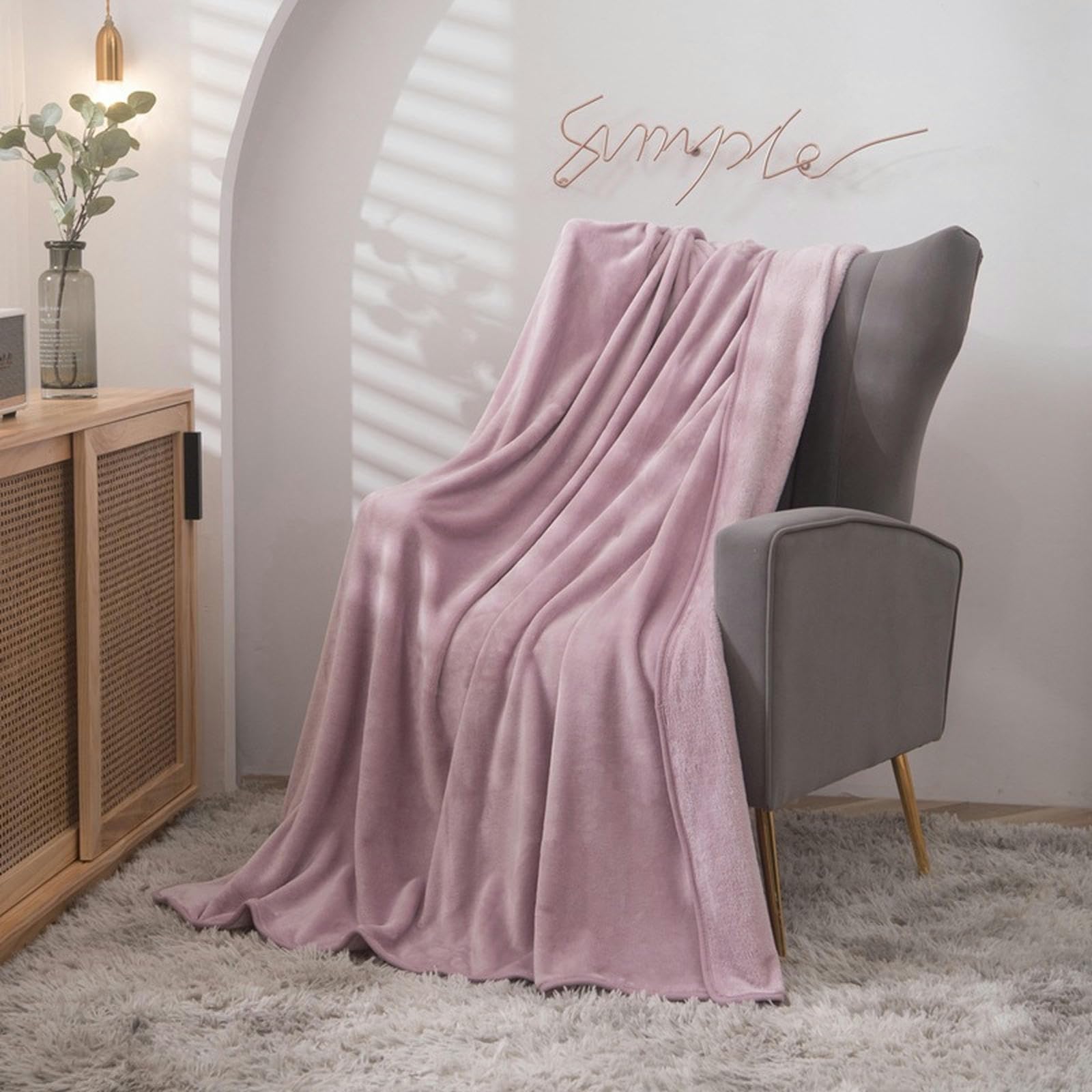 Couverture cadeau en flanelle épaisse pour enfants et parents