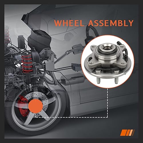 Miniatura 2 de DRIVESTAR 515079 1 Buje para rueda delantera y soporte nuevo, apto para Ford F150 Pickup Truck 4WD 4x4 ABS