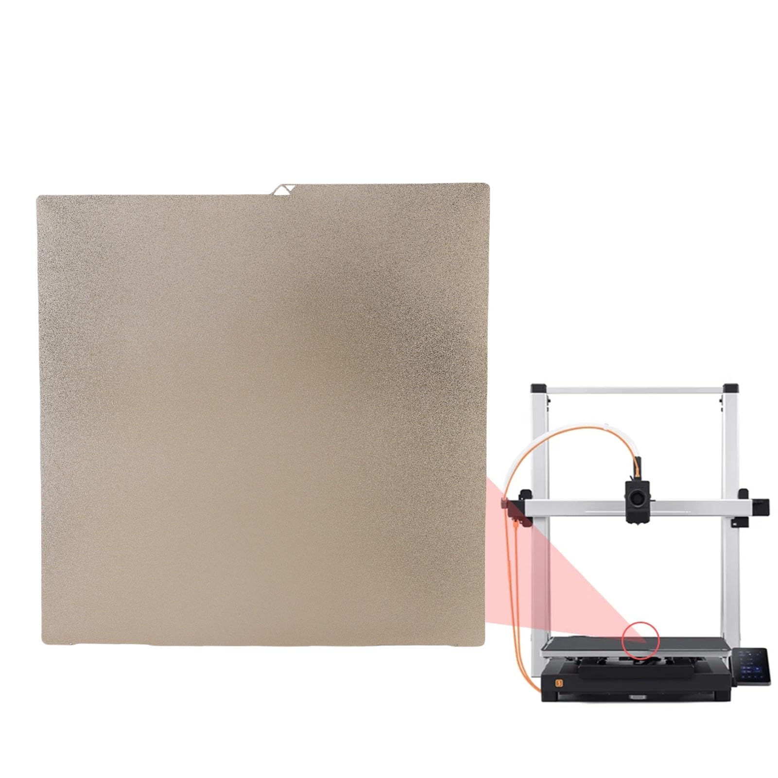 Annadue 430x430 Mm Doppelseitiges Texturiertes PEI-Blatt für 3D-Drucker