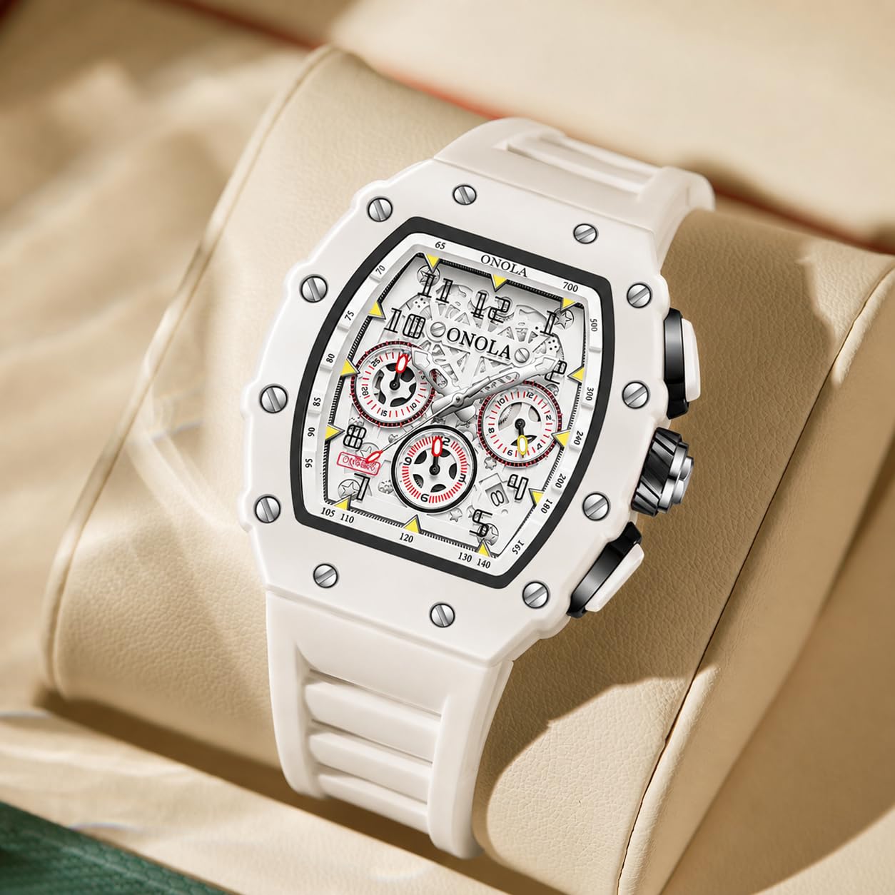 Gosasa Montre à quartz pour homme - Étanche jusqu'à 50 m