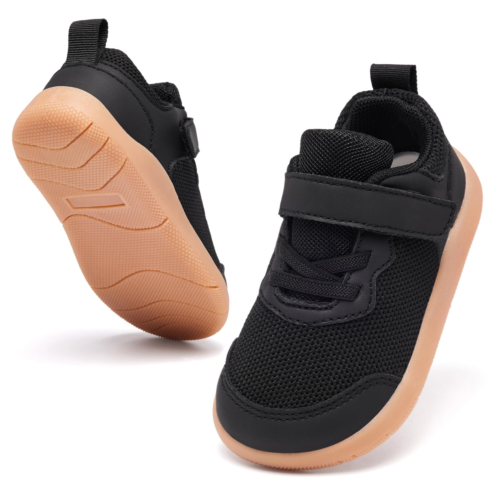 Wide Toe Box Toddler Shoes Baby First Walking Shoe Boys Girls Non-Slip Zero Drop Minimalist Tennis Sneakers-image-38
