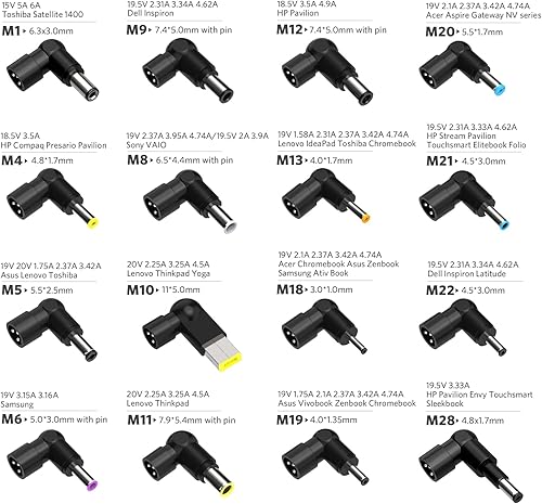 Miniatura 3 de Adaptador de corriente universal de 90 W para HP Compaq Dell Acer Asus Toshiba IBM Lenovo Samsung Sony Fujitsu Gateway Notebook Ultrabook