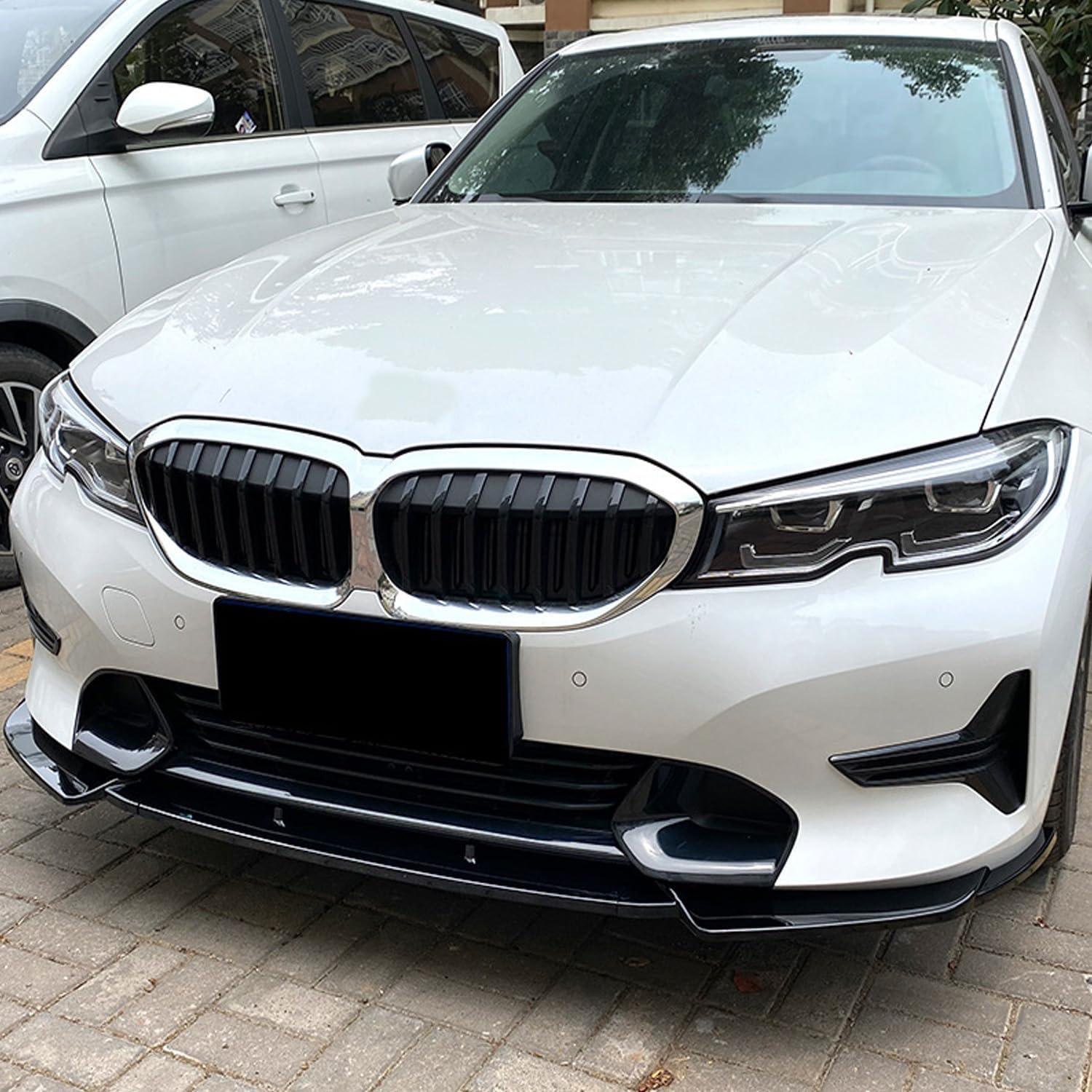 Front Lip Compatible with 3 Series G20 G21 320i 325i 2019 2020 2021 2022, Front Lip, Glossy Black Front Bumper Lip – HDirect