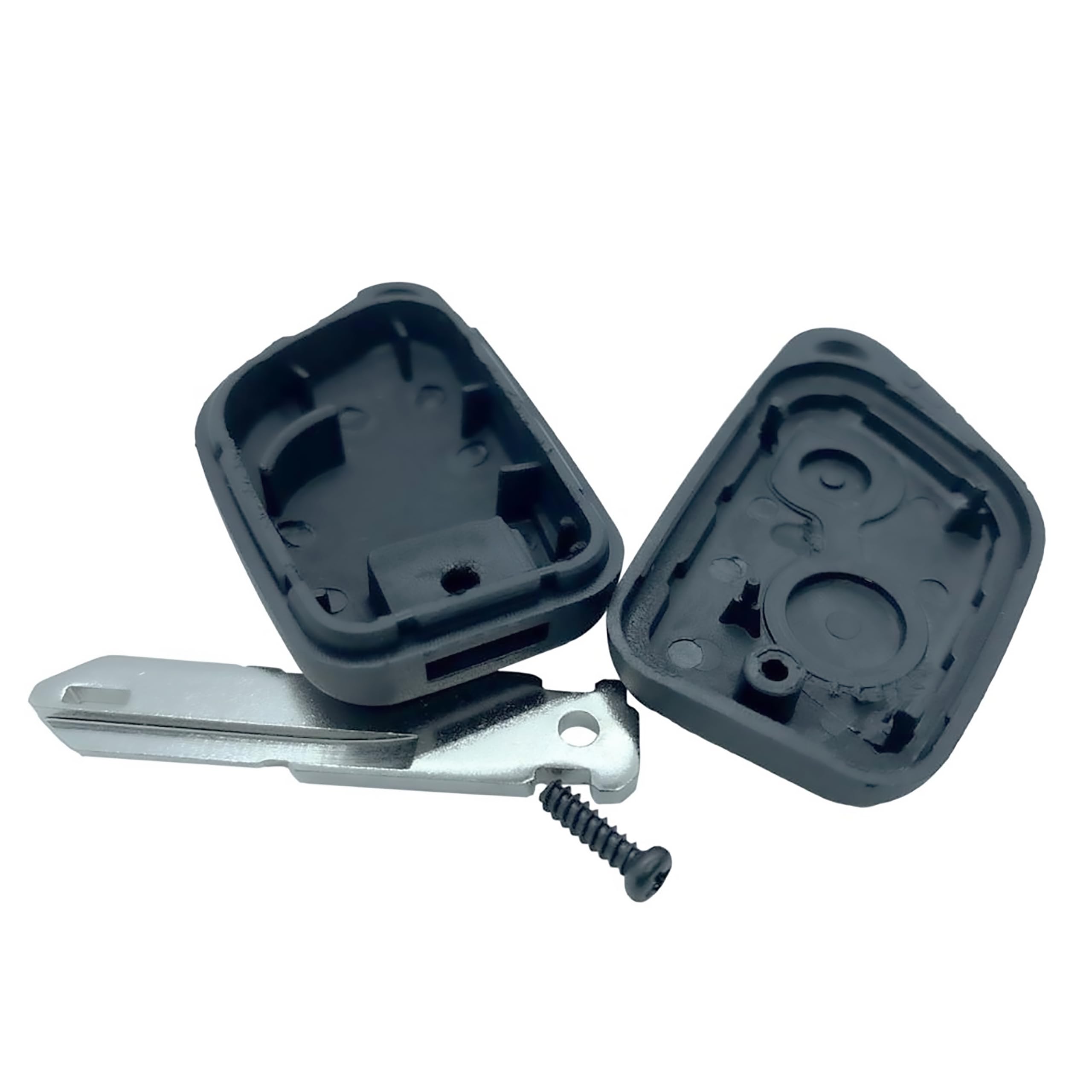JONGO - Coque De Clé Compatible Peugeot 306 - Boîtier Télécommande 2 Boutons - Remplacement Économique