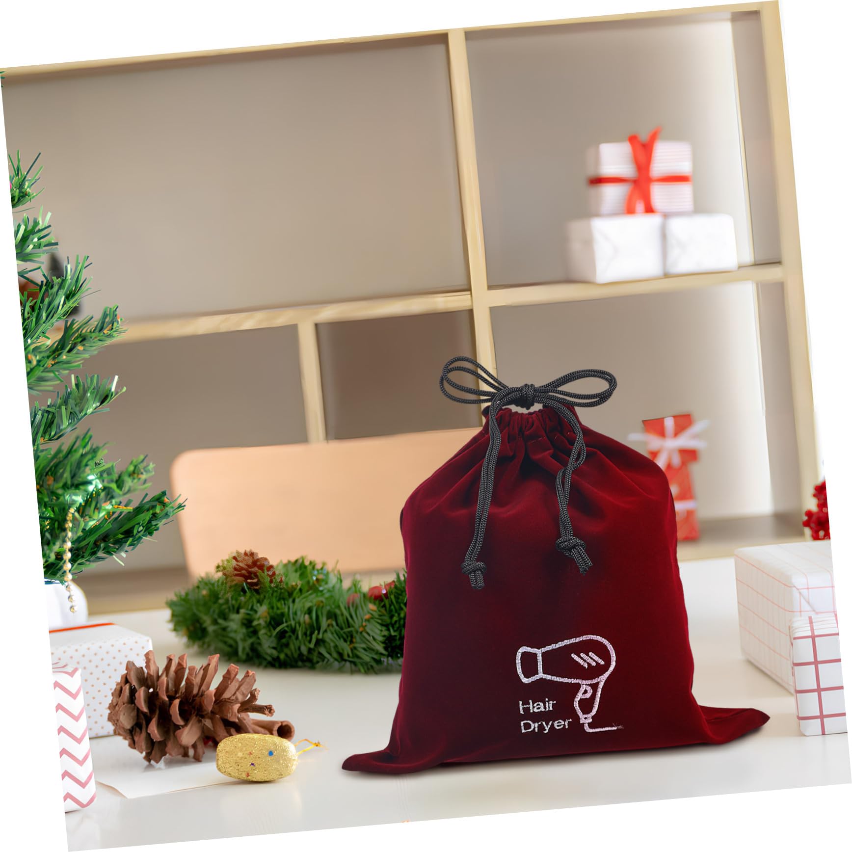 VICASKY 5 tasche con coulisse in tessuto, sacchetti in tessuto, sacchetti per il pane, organizer per asciugacapelli, borsa per la cultura da viaggio, borsa per la piscina, sacchetto per imballaggio