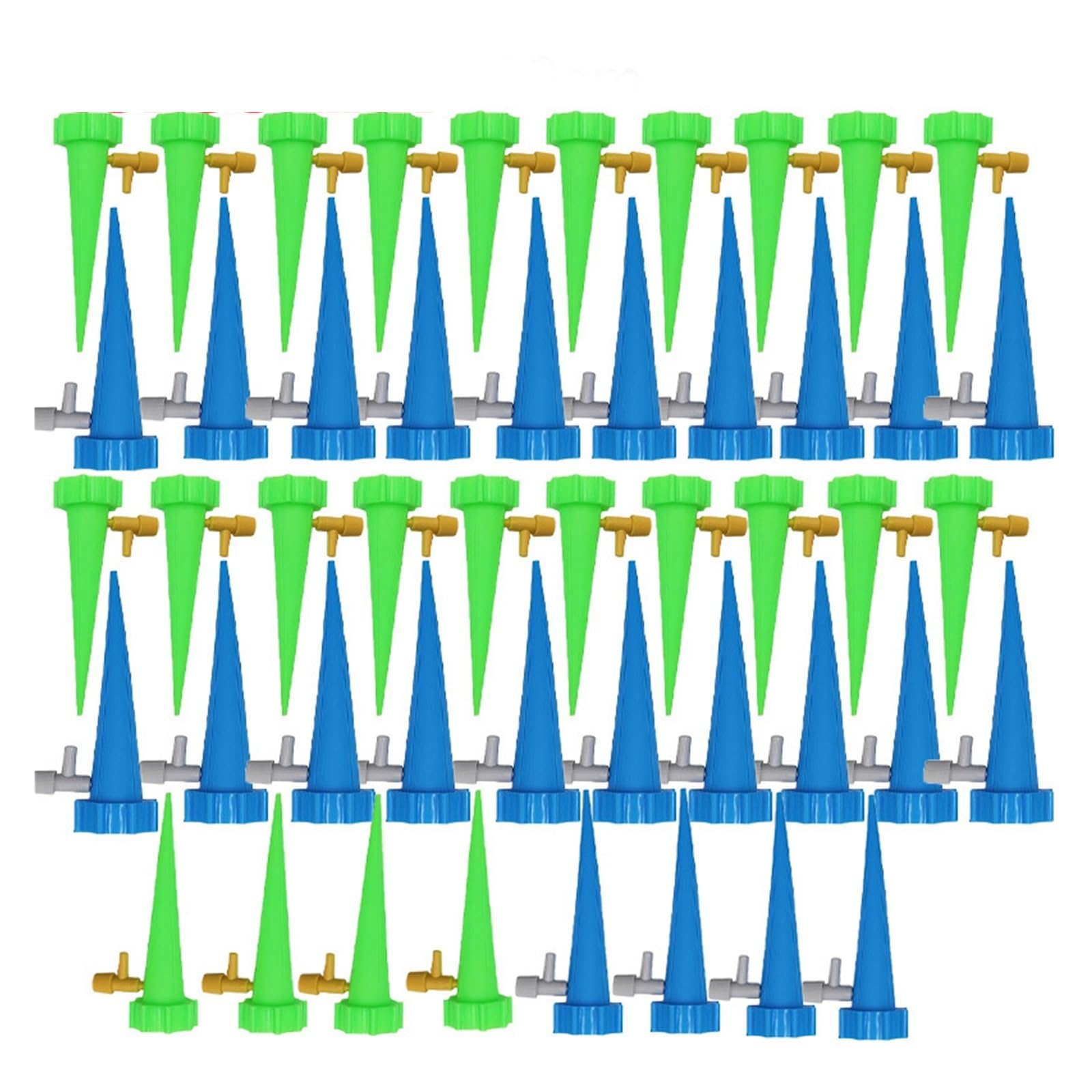 Kit de riego por goteo automático autorriego for jardín de plantas | Gotero de agua automático ajustable for plantas de invernadero y jardín.(48PCS-MIx)
