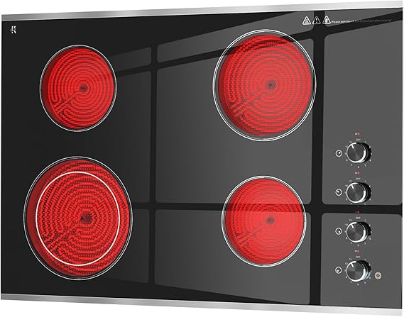 Zarbaco Electric Cooktop 30 inch 4 Burner Zarbaco Electric Cooktop 30 inch 4 Burner