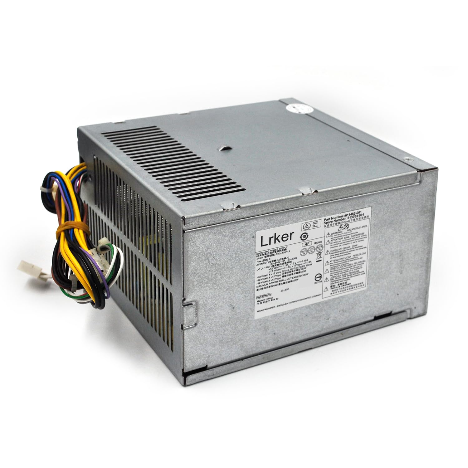 D10-320P2A 320W Power Supply Compatible with HP MT 6000 6200 6300 8000 8200 Z200 CFH-0320EWWA DPS-320NB, P/N: 611484-001 613764-001 613765-001 503377-