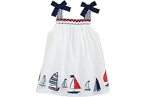 Baby Girl Mud Pie Little Sailor Linen Dress