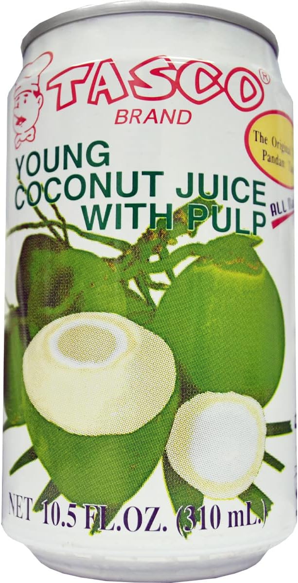 Tasco - Young Coconut Juice With Pulp (310ml) Taxco coconut juice