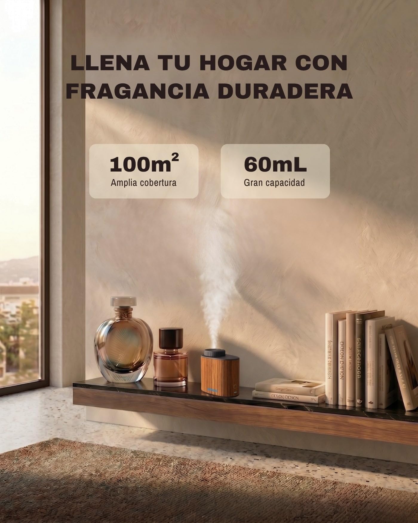 BENDIS Sense Profesjonalny dyfuzor zapachowy WiFi 80 m² Czarny