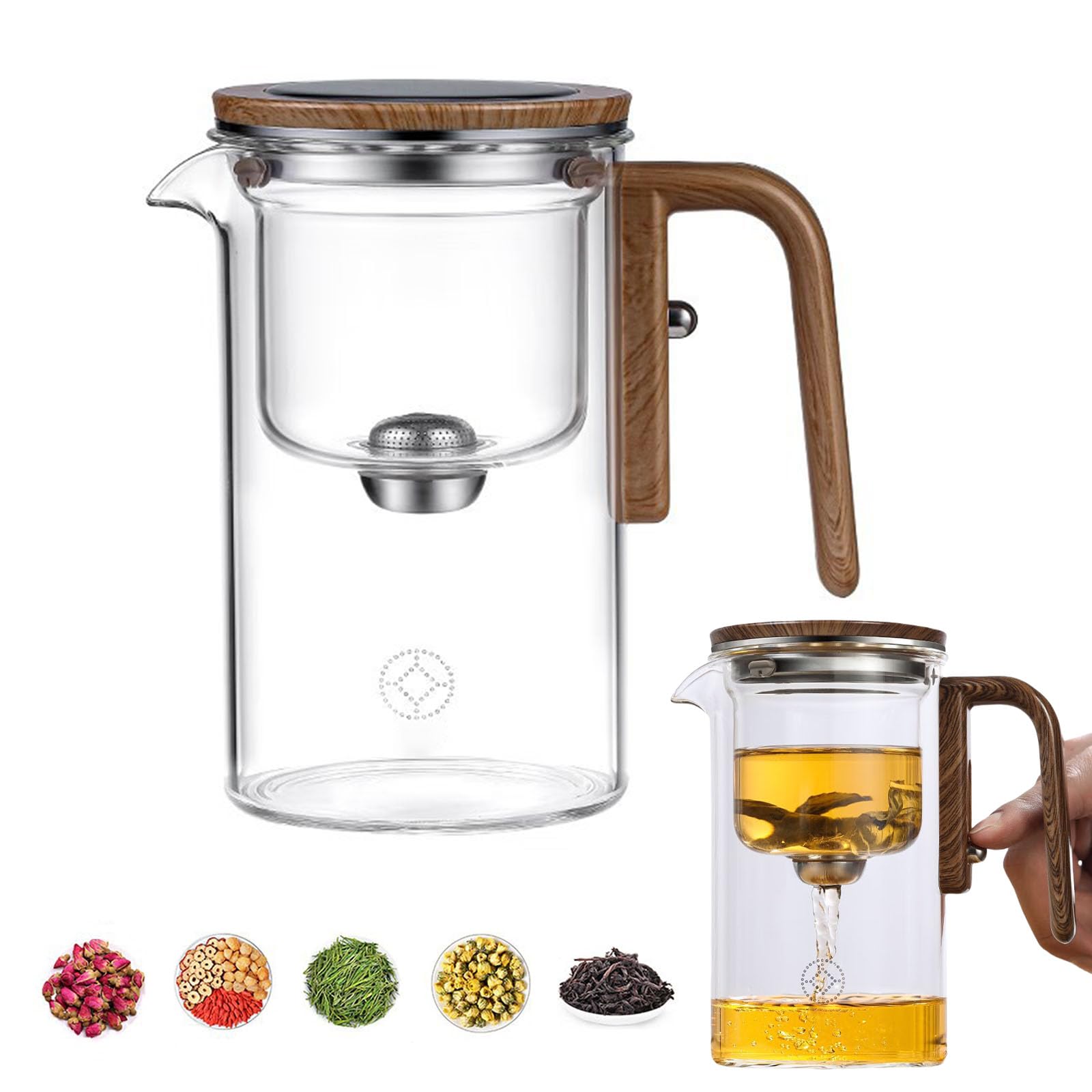Théière en verre enchantée style sorcière, le cadeau idéal avec tasses