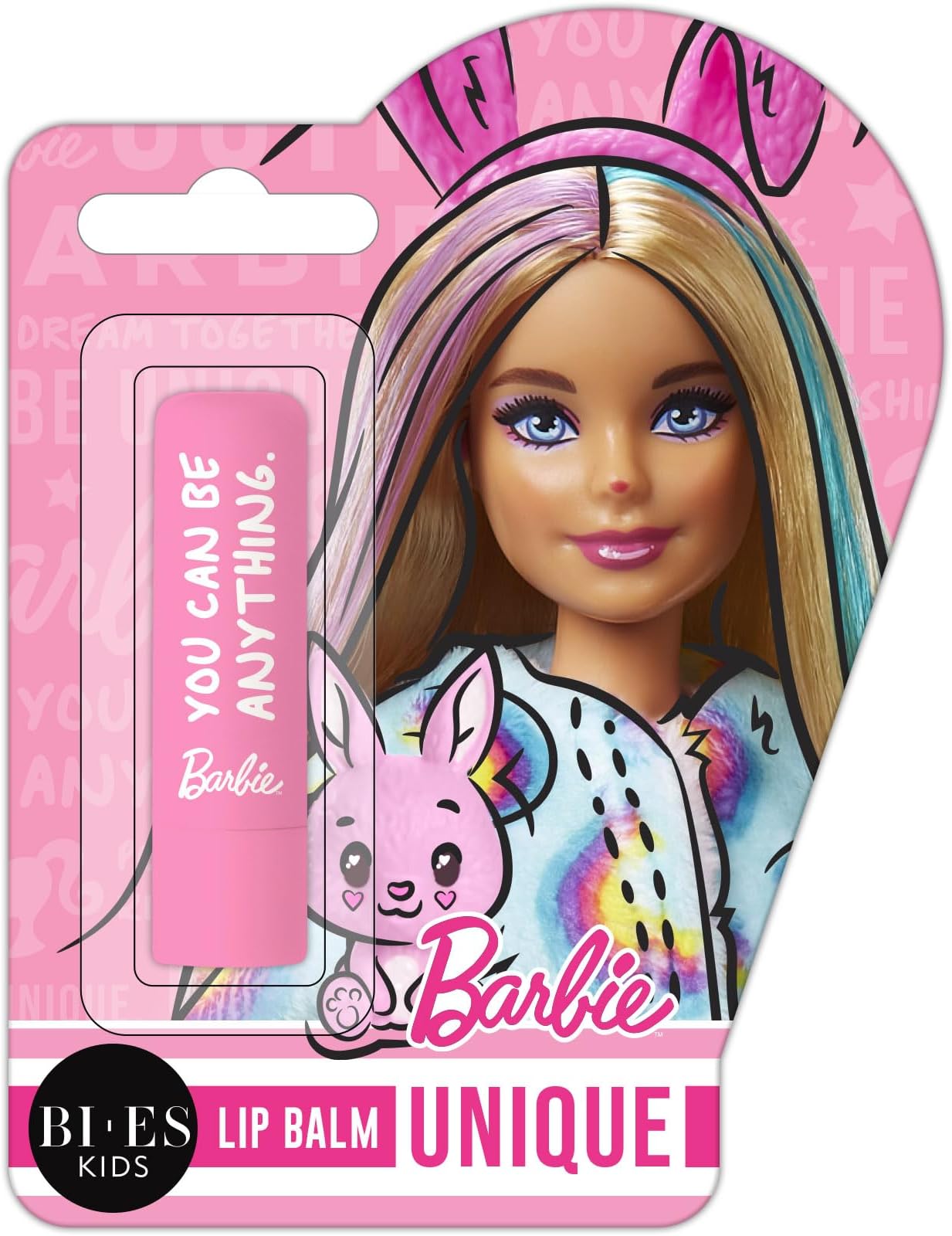 Barbie Strawberry Cream Flavour Lip Balm With Moisturising, Hydrating And Nourishing Formula For Kids