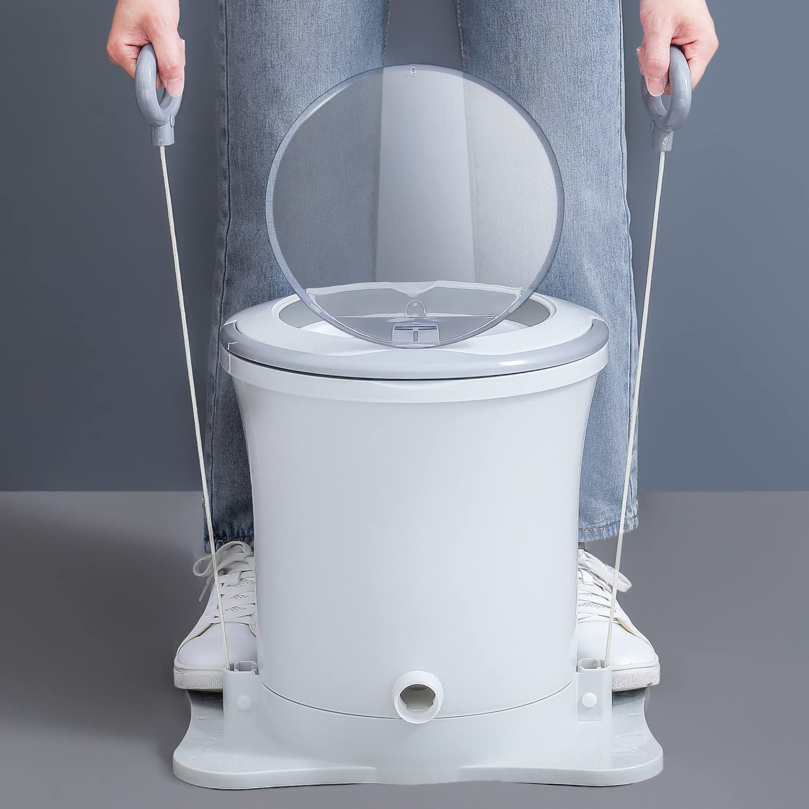 Mini-Waschmaschine Tragbarer manueller Trockner Dehydrator, Nicht-elektrische Wäscheschleuder Handbetriebene Wäscheschleuder, Compact Kleidung Unterwäsche Socke Dörrgerät Compact