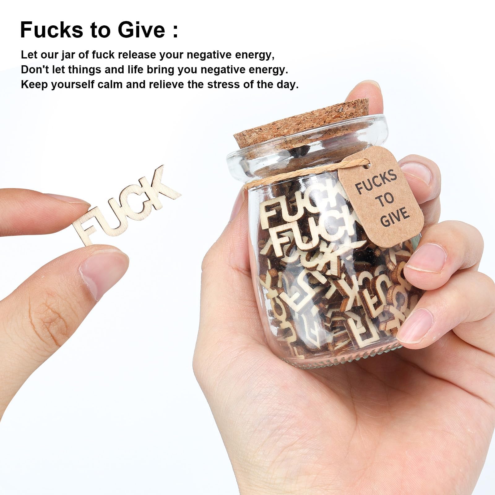 Fucks To Give Funny Gag Gift - 130 Piece Novelty Set For Friends & Family