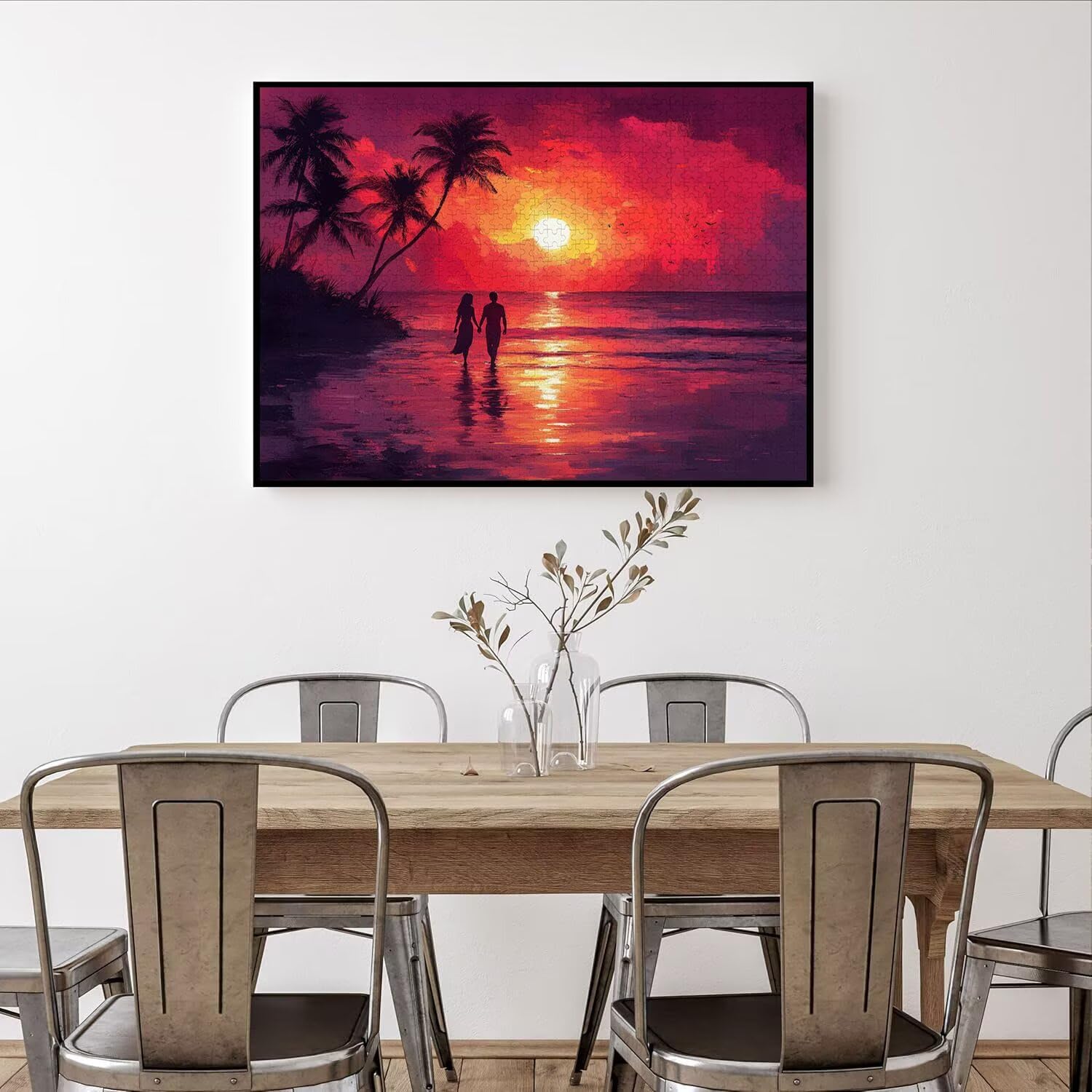 Puzzle 6000 Pezzi Coppia Puzzle Classici per Gioco Familiare, n-699 | Impossibile Puzzles, Intrattenimento Creativo, Rilassamento Intelligence, Regalo per Amore e Amico, Home Decor, Sole calante