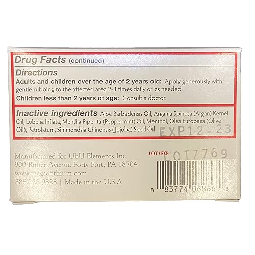 Miniatura 4 de Magsoothium Bálsamo de recuperación original sulfato de magnesiobálsamo de recuperación de árnica