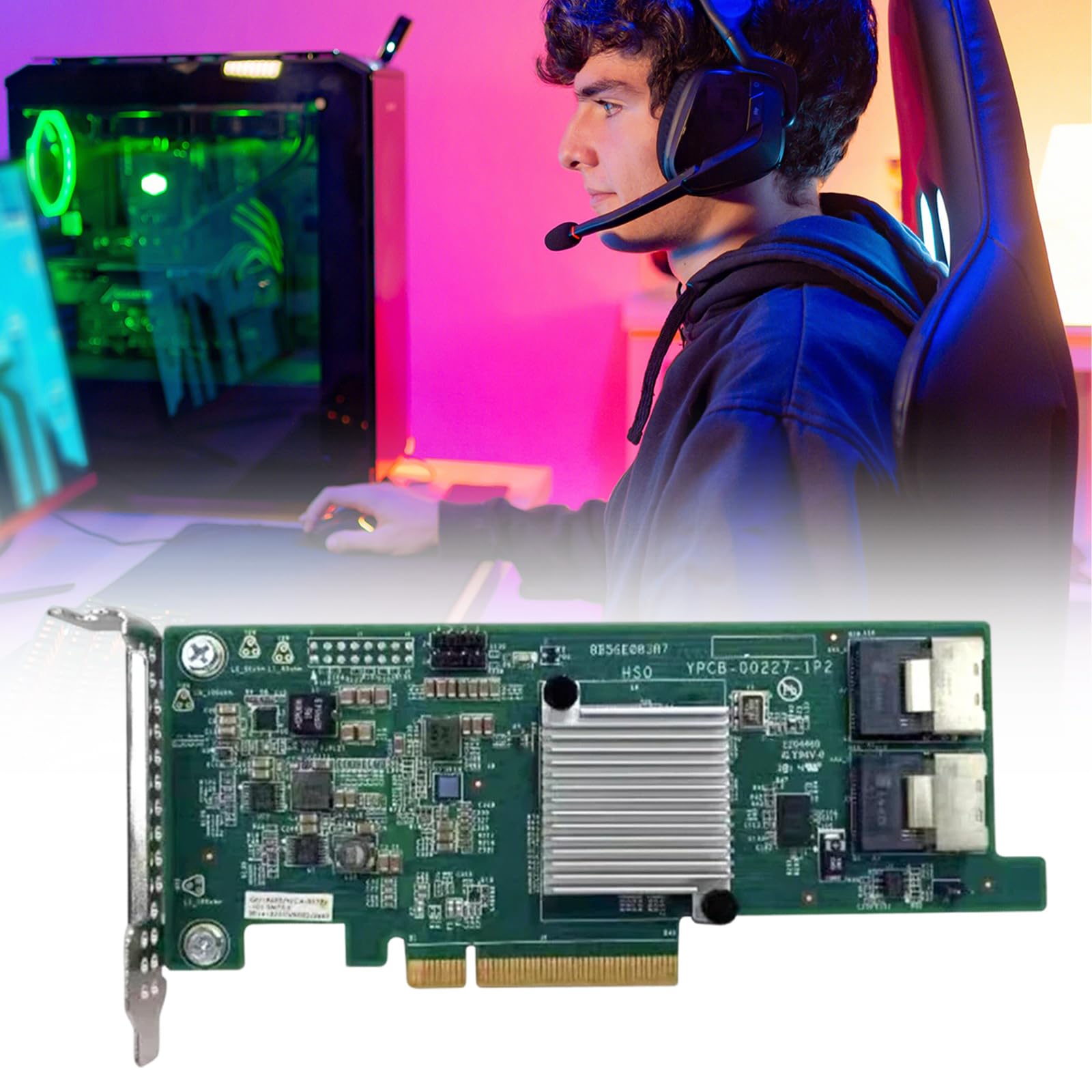 Generisch La scheda IT SAS2308-HBA supporta il trasferimento dati da 6 Gbps per il disco rigido
