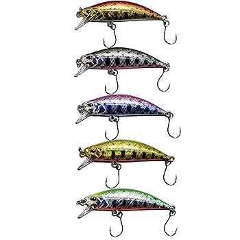 Amazon | トラウトルアー シングルフック 5.5cm 5g 5個セット