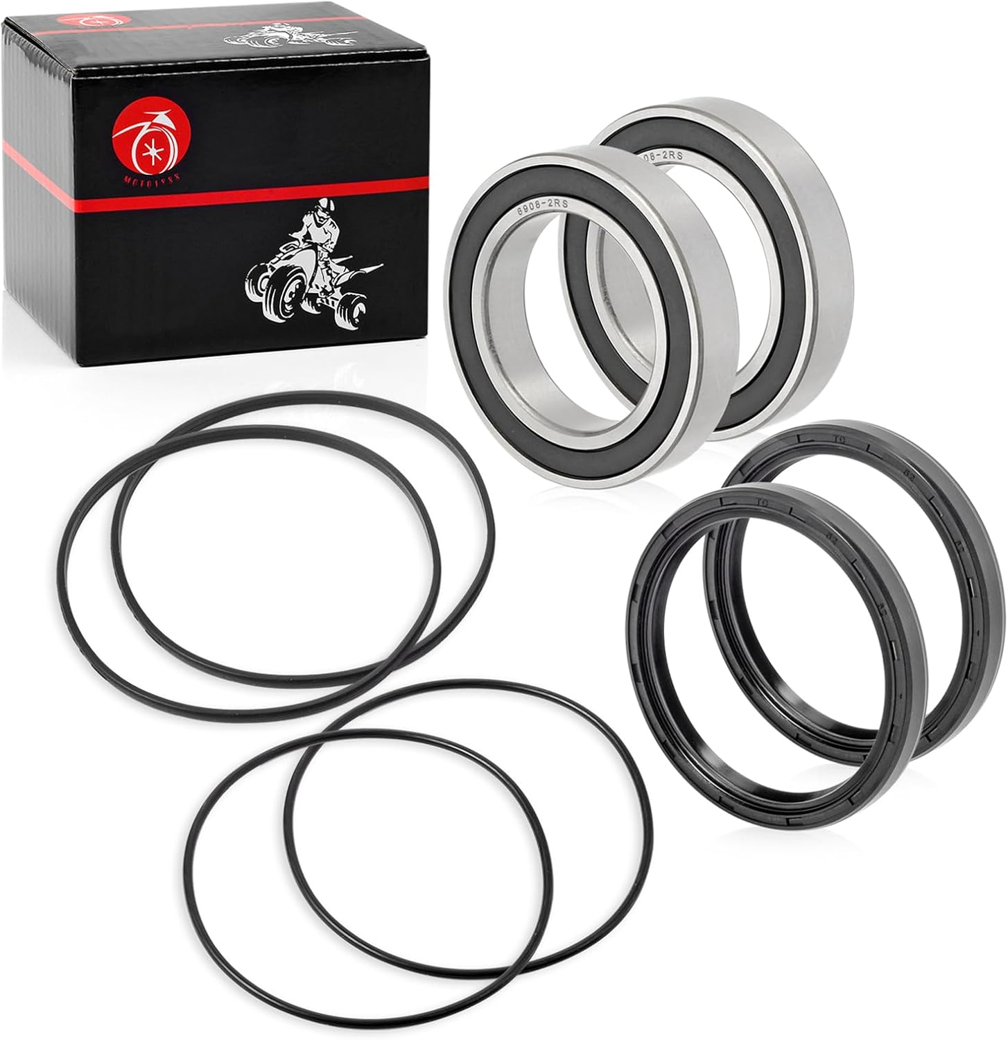 Rear Axle Wheel Bearing & Seal ORING kit For HONDA