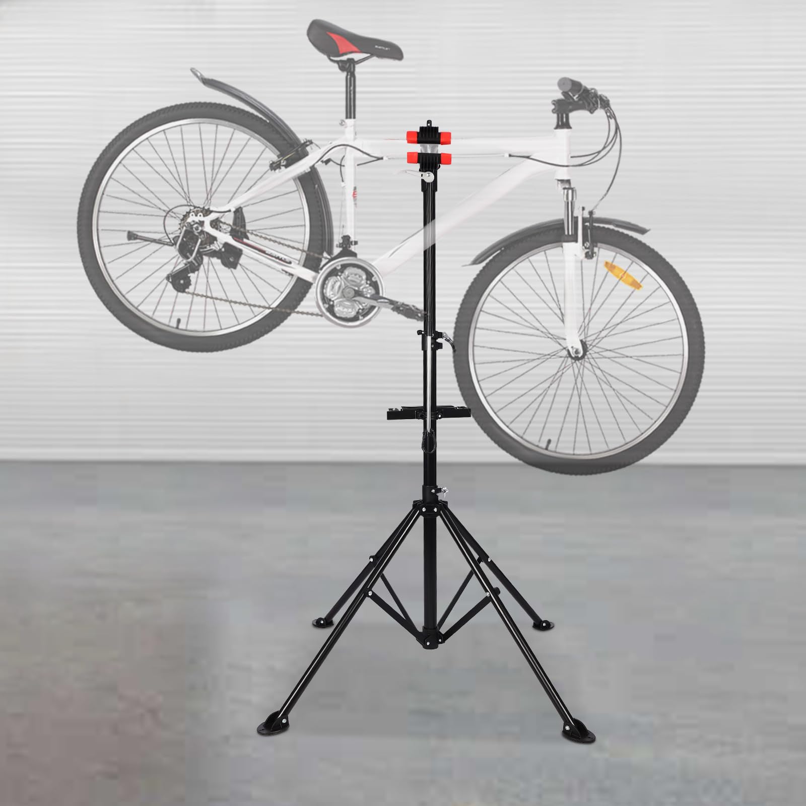 Tectake Support De Réparation Pour Vélo Tristan Jusqu'à 50kg - Adapté Aux Vélos Électriques - Noir Tectake Support De Réparation Pour Vélo Tristan Jusqu'à 50kg - Adapté Aux Vélos Électriques - Noir