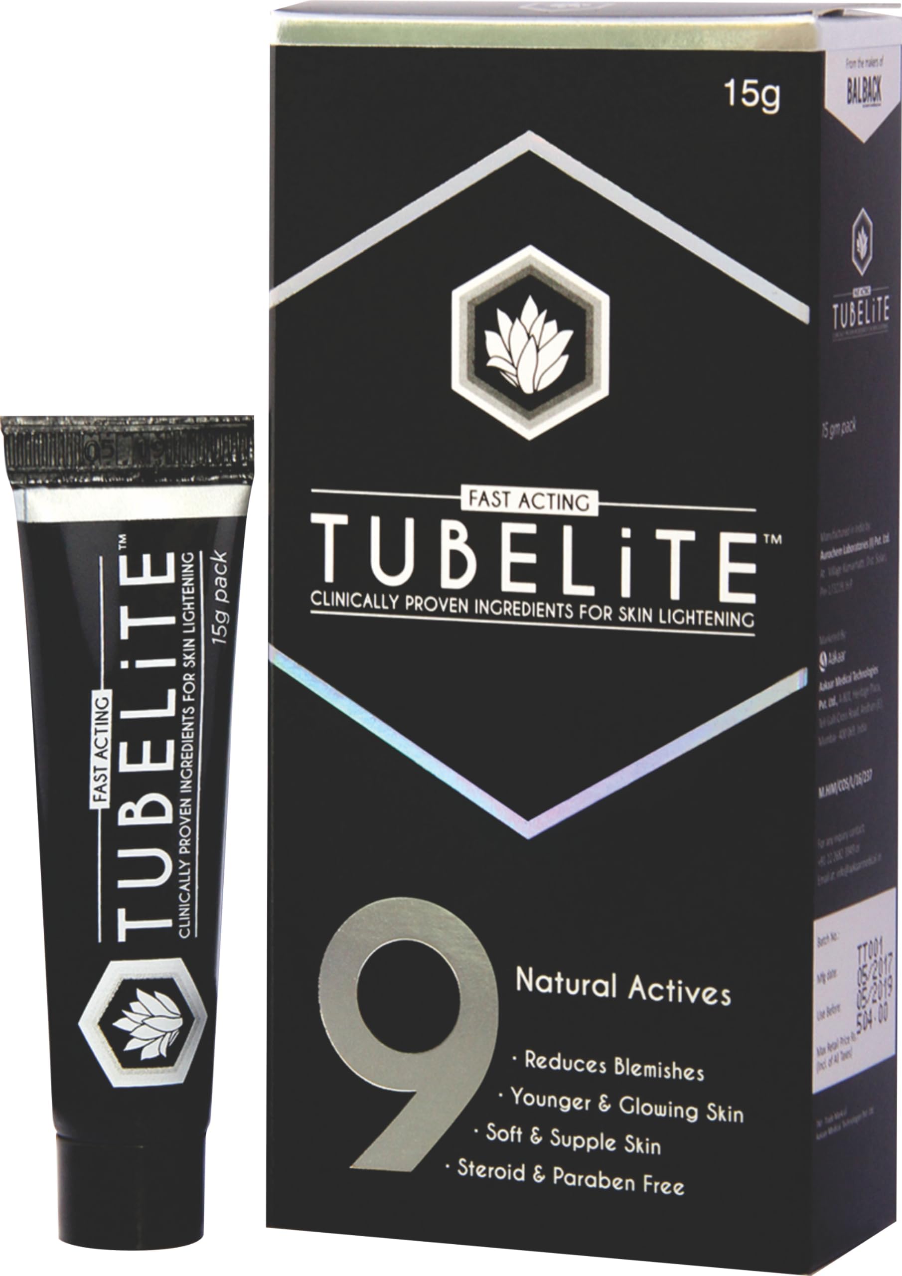 Aakaar Tubelite Skin Lightening Cream(15 gms)