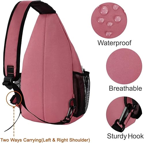 Vista 96 de Mosiso - Mochila bandolera multiusos, para viajes, senderismo, etc.