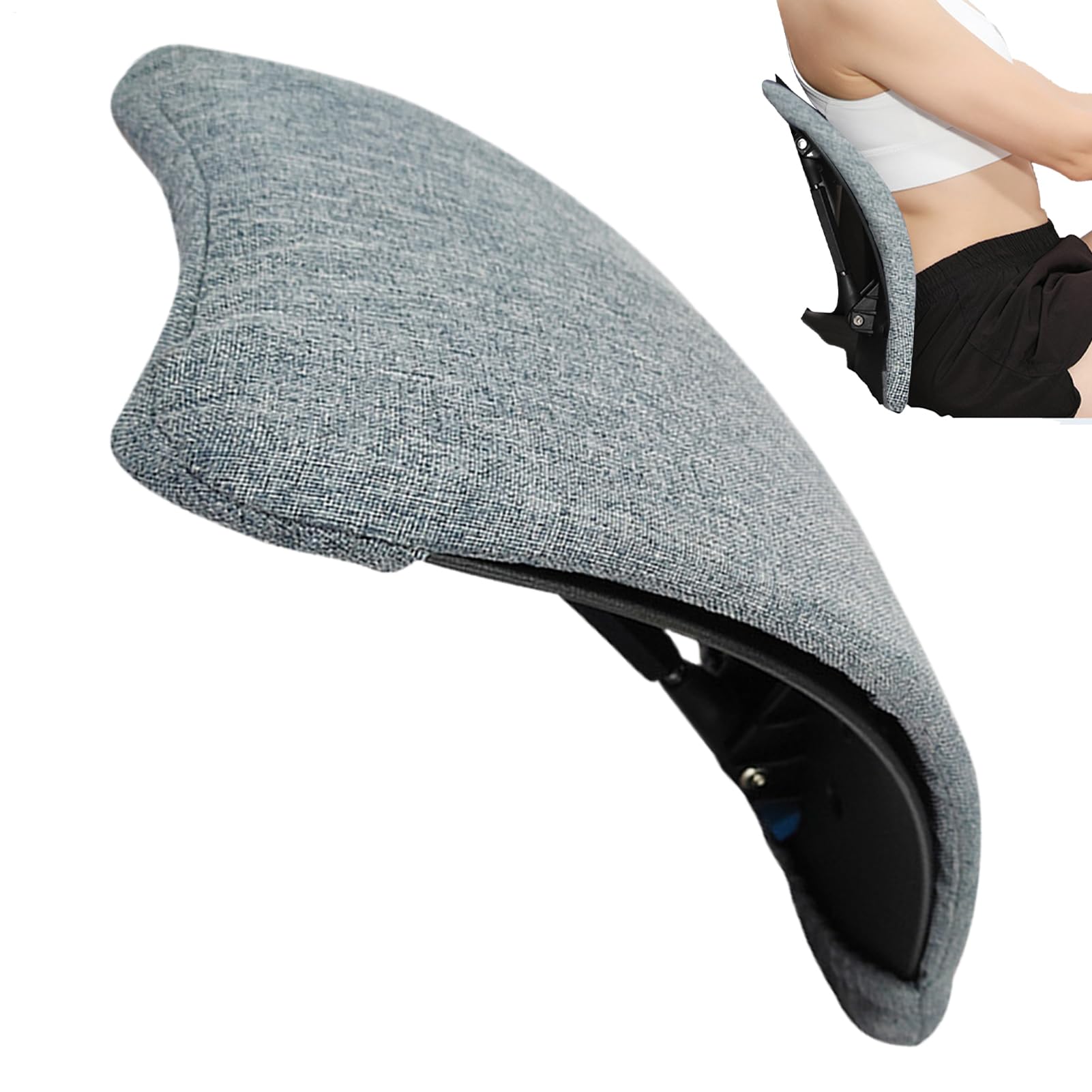 Almohada ergonómica ajustable con tabla de soporte lumbar activa 8