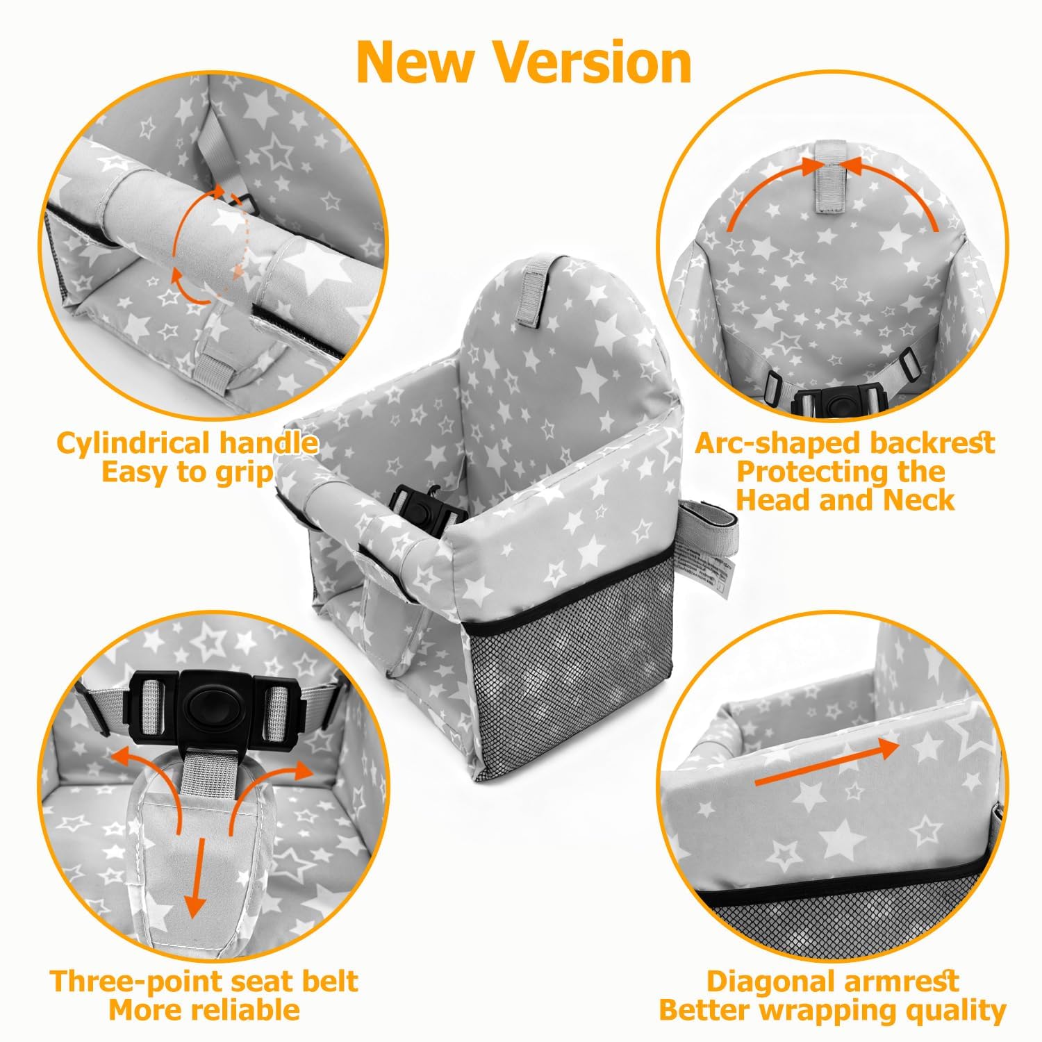 30x20cm Shopping Cart Cover for Baby - Chair Seat Cover Protector Universal Fit for Grocery Carts, Restaurant Chairs,Restaurant Seats and Park Swings-Girl & Boy