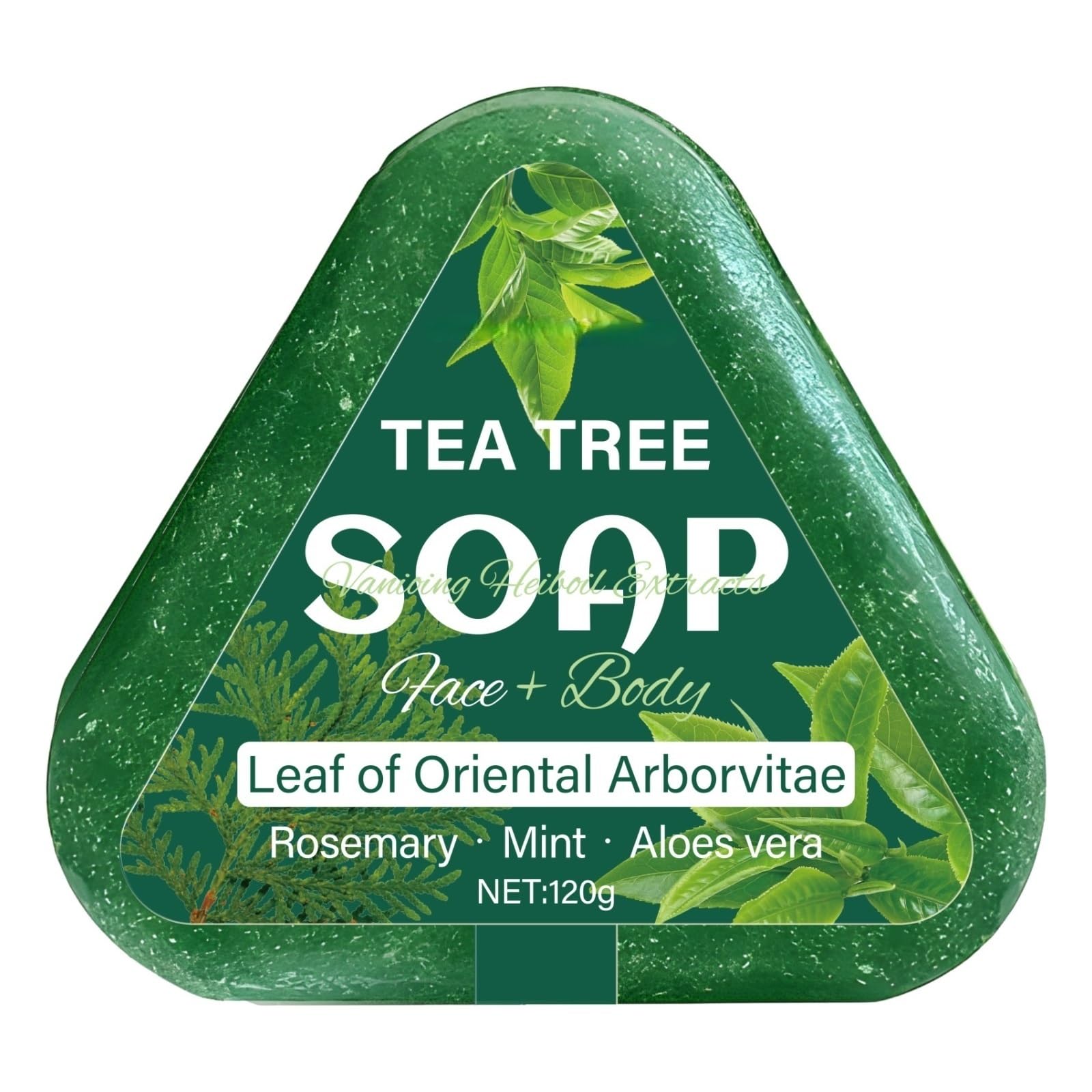 Teebaumseife Teebaum-Shampoo-Riegel 120 g mit Hyaluronsäure | [](2pcs)