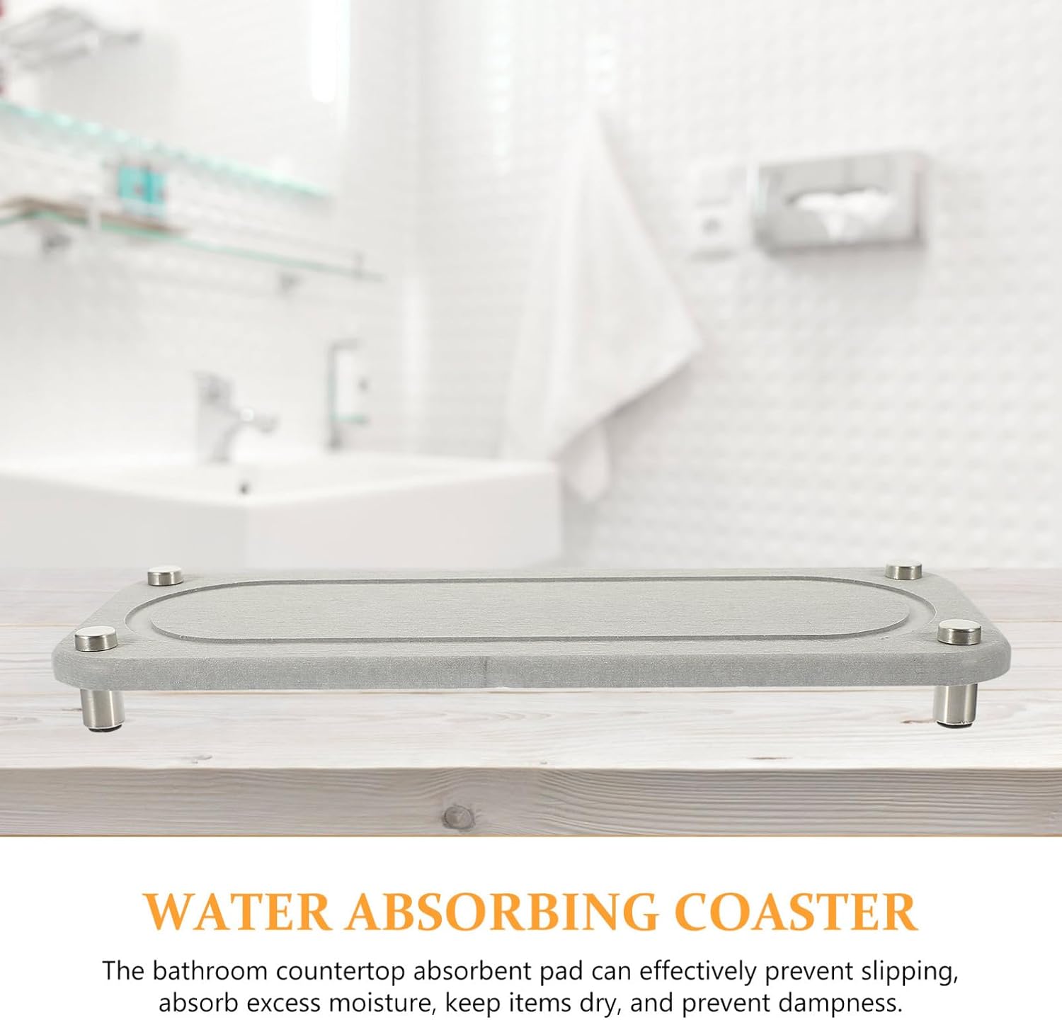 Diatom Mud Coaster Absorbent Drink Pad Diatomite Coaster for Cups Bathroom