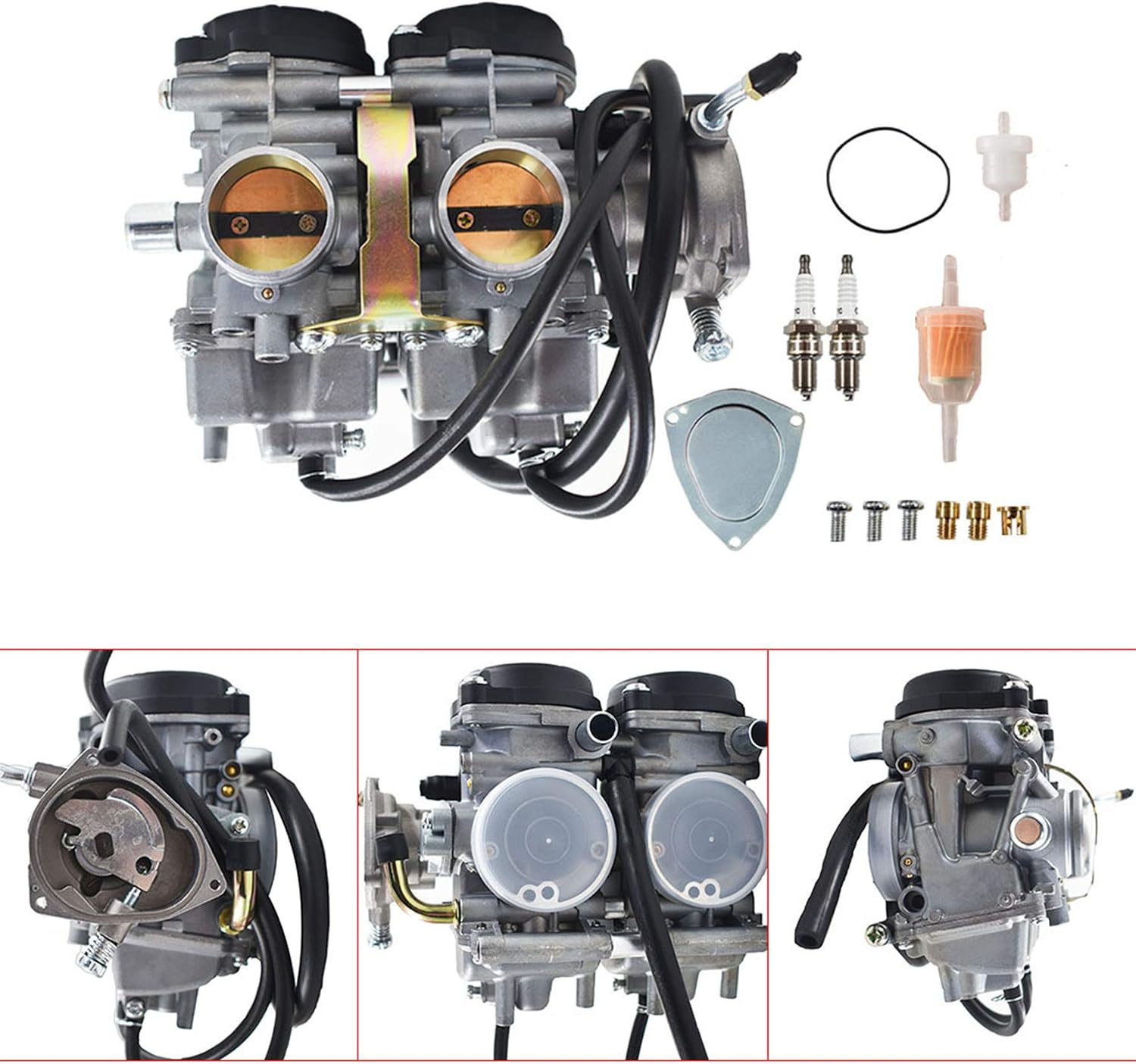 munirater Carburetor Carb Replacement for 660R YFM660R YFM660 ATV Quad 2001-2005 OEM Part 5LP-14900-00-00 5LP-14900-20-00 5LP-14900-30-00