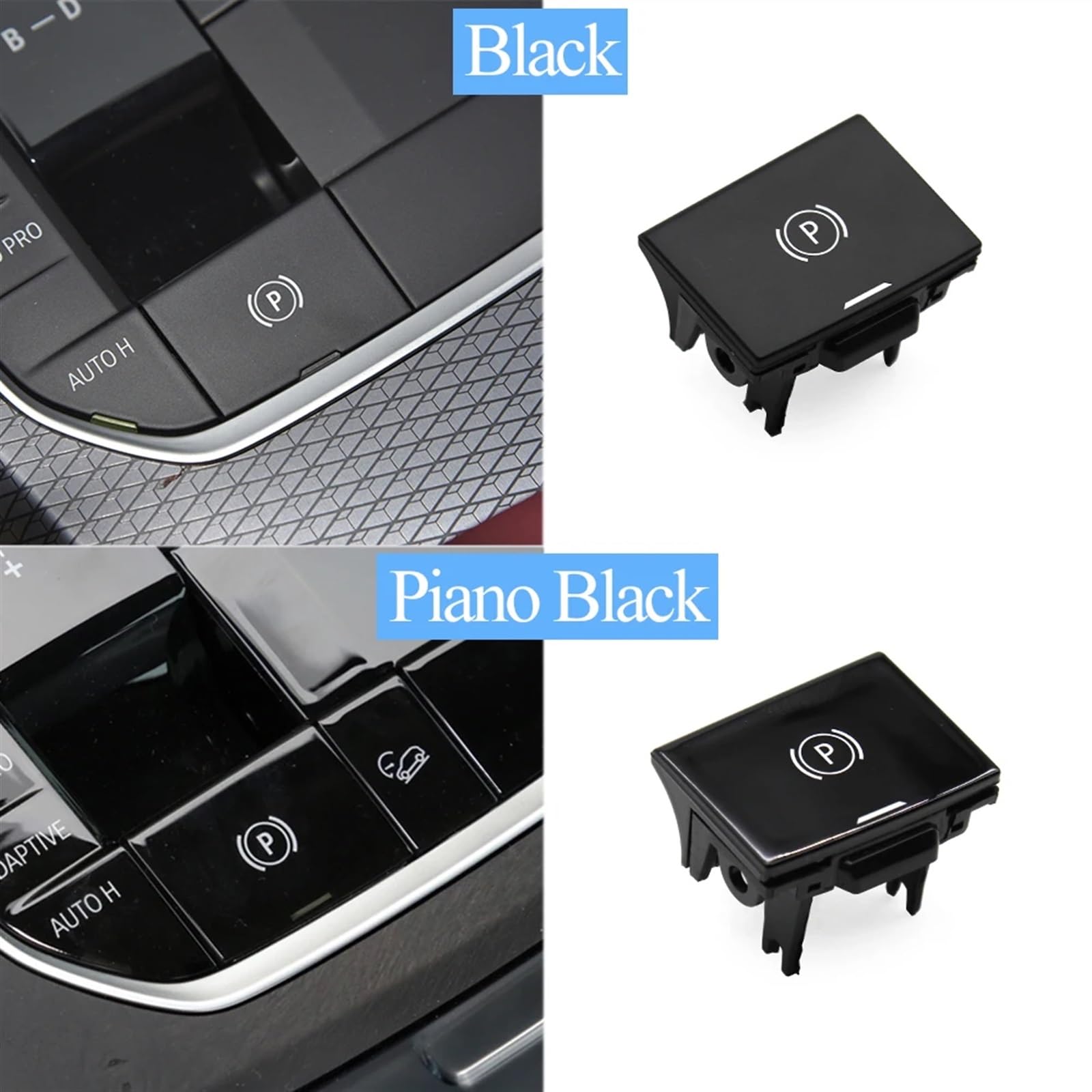 Bouton de Frein à Main pour BMW pour G20 G26 G29 F40 F44 G01 G02 F97 G05 G06 G07 G08 Frein à Main électronique de Voiture Frein de stationnement P Bouton Interrupteur 61319475058