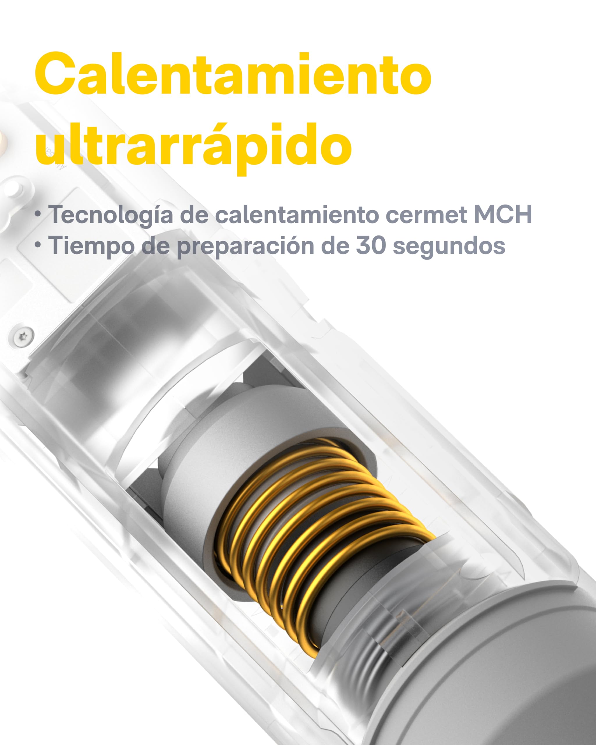 HOTO Pistola Silicona Caliente Inalámbrica, 10 Barras, Calentamiento 30S, USB Recargable, Apagado Inteligente, Perfecta para Pistola Silicona Manualidades y Proyectos con Pistola Pegamento Caliente