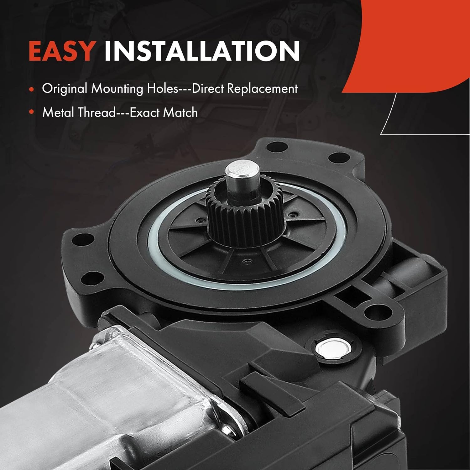 A-Premium Front Left Power Window Lift Motor Compatible with Hyundai Santa Fe 2011-2012, Sonata 2006-2010 & Kia Optima 2011-2016, Driver Side, Replace# 824502B010, 824502T010