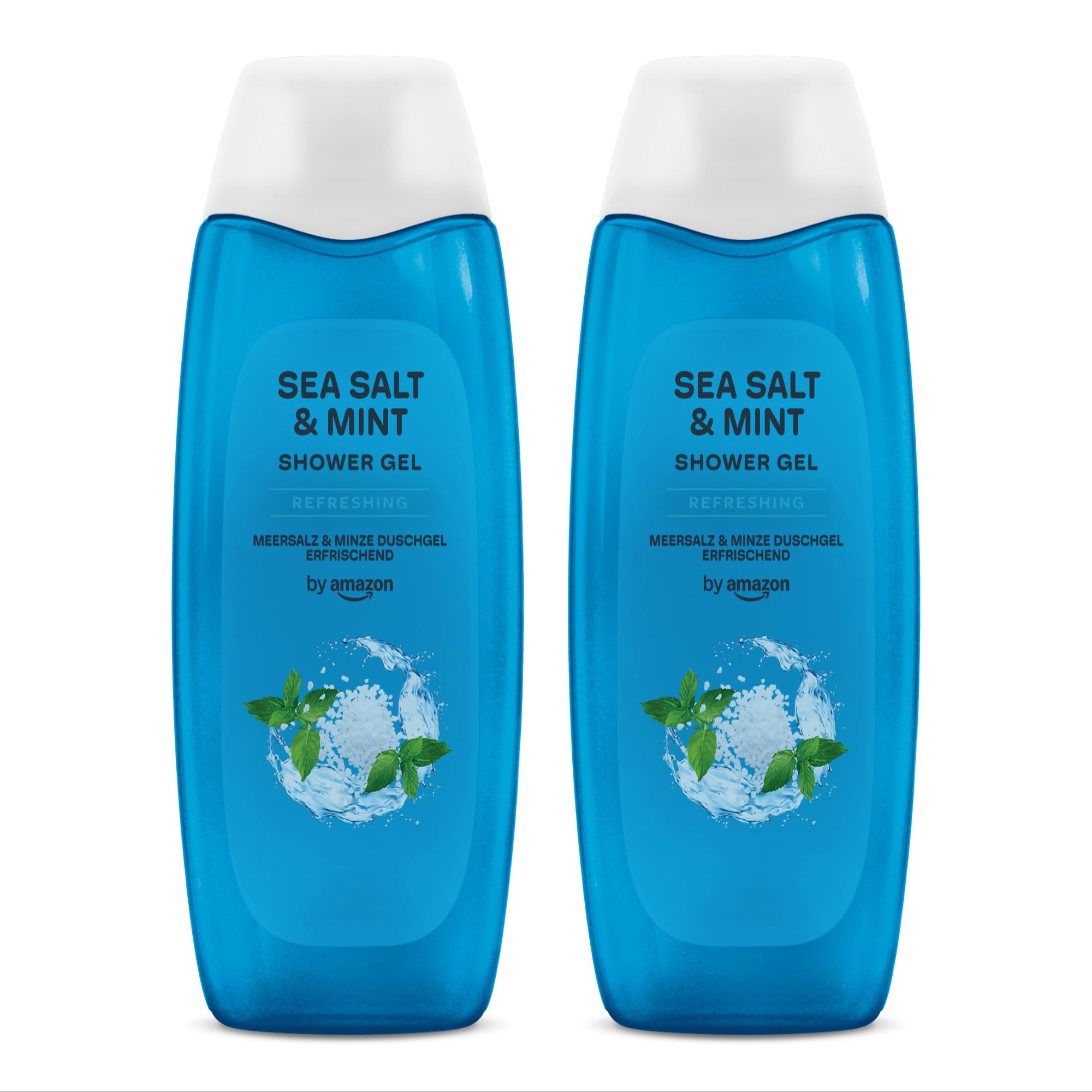 by Amazon Sea Salt & Mint Shower Gel, 2 x 500ml