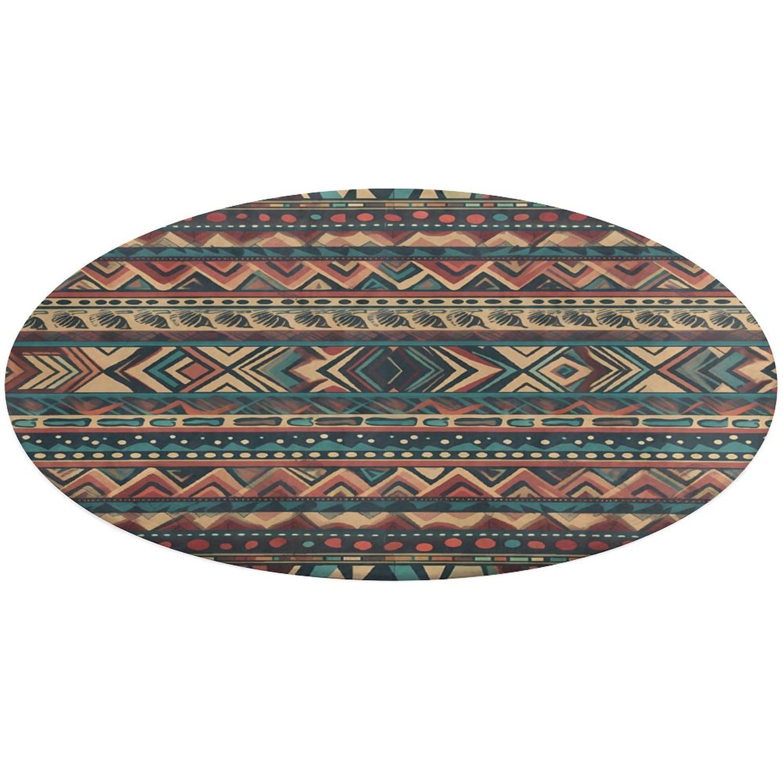 Alfombra pequeña lavable estilo nativo americano para dormitorio y cocina