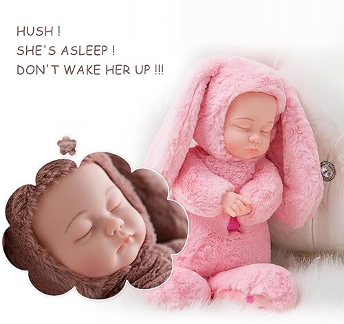 Miniatura 3 de Muñecas de bebé Reborn de vinilo de 14.5 pulgadas con ropa, muñecas relajantes para dormir, muñeca de bebé recién nacida, juguetes para el día del