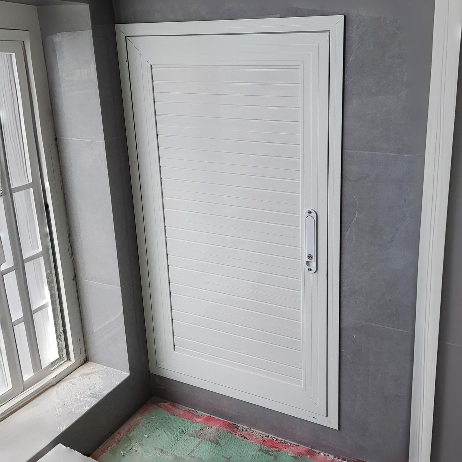 Revisionsklappe Aus Aluminium Für Den Außenbereich, Wasserdichte Wartungstür Mit Griff, Serviceklappe Für Haus, Garage, Wohnhaus, Lager