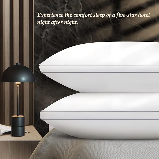 Set 2 Almohadas Suaves Estándar Poliéster Soporte Ergonómico miniatura 7