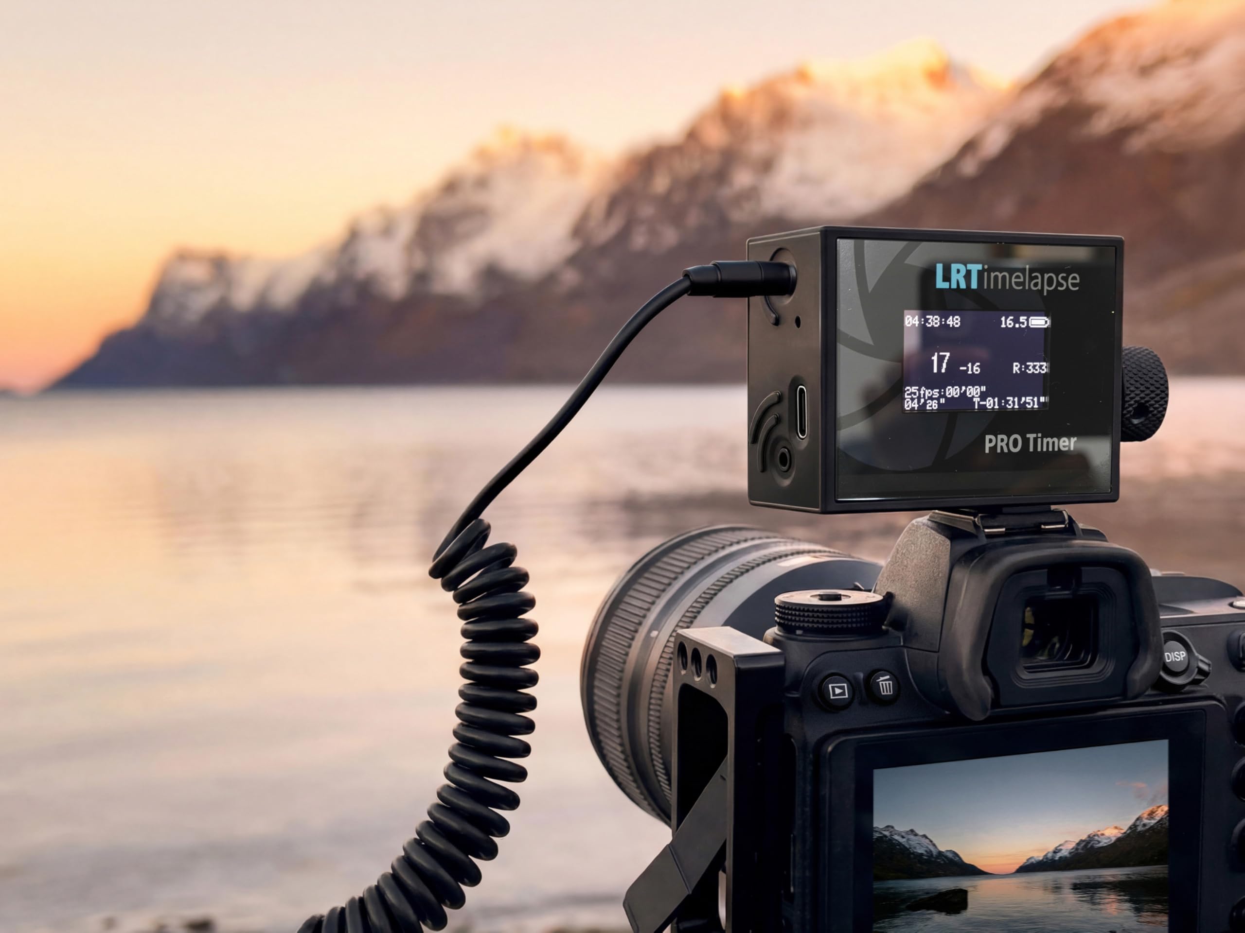 PRO Timer 3.5 Disparador por Intervalos para Cámara, Ideal para Time-Lapse y Astrofotografía