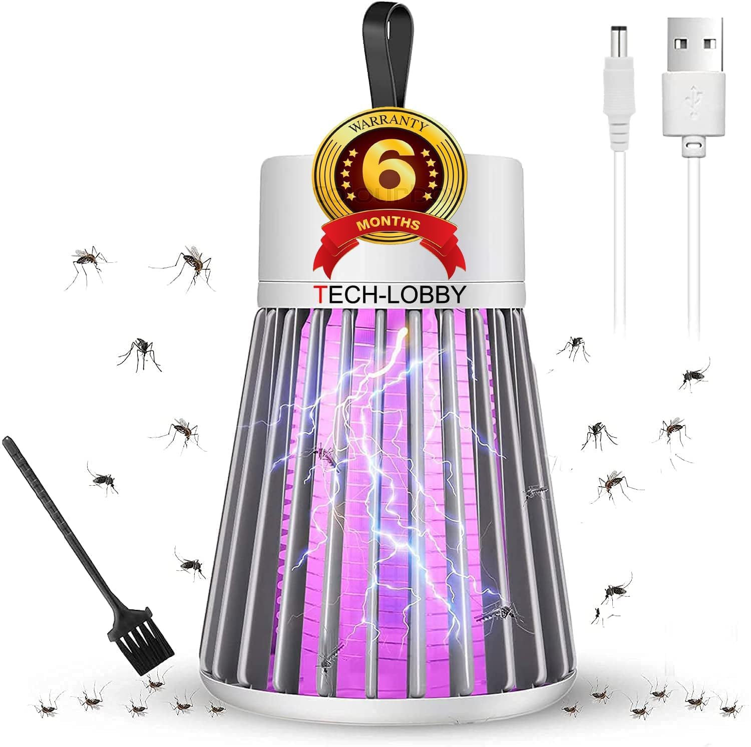Tech-Uniuqe® NewEco Friendly Electronic LED Mosquito Killer Machine Trap Lamp, Theory Screen Protector Mosquito Killer lamp for House,USB Power Electronic (B0D8L6QLFF) Amazon Price History, Amazon Price Tracker