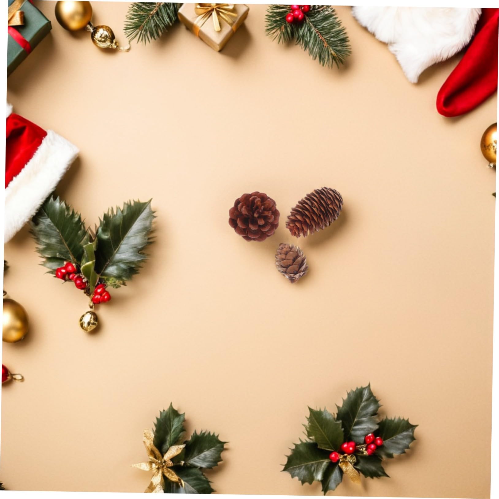 120 Piezas Unidades de Piñas Naturales para Manualidades Decoraciones Navideñas con Piñas Grandes para Adornos Colgantes Relleno para Jarrones Coronas y Bodas para Proyectos