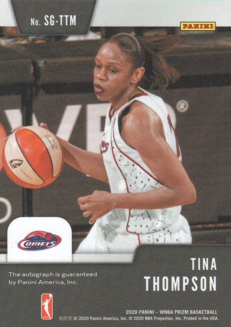 2020 Panini Prizm WNBA Basketball Signatures #SG-TTM Tina Thompson