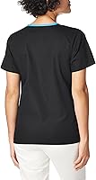 Vista 4 de WonderWink Charlie Uniformes médicos de 5 bolsillos, con cuello en Y para mujer