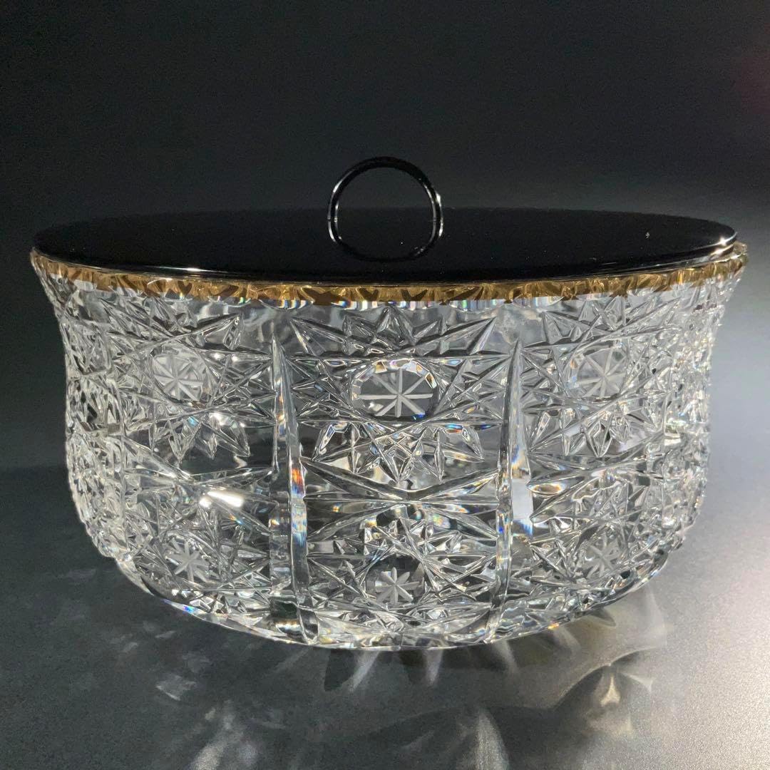 【茶道具】平水指　カットガラス　夏　6R932お12 茶道具】平水指 カットガラス 夏 6R932お12 - メルカリ