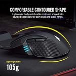 CORSAIR IRONCLAW RGB Fils FPS/MOBA Souris de jeu – 18,000 DPI – 7 Boutons programmables – Conçu pour les grandes mains – iCUE Compatible – PC, - C'est pas vrai. PS5, PS4, Xbox – noir