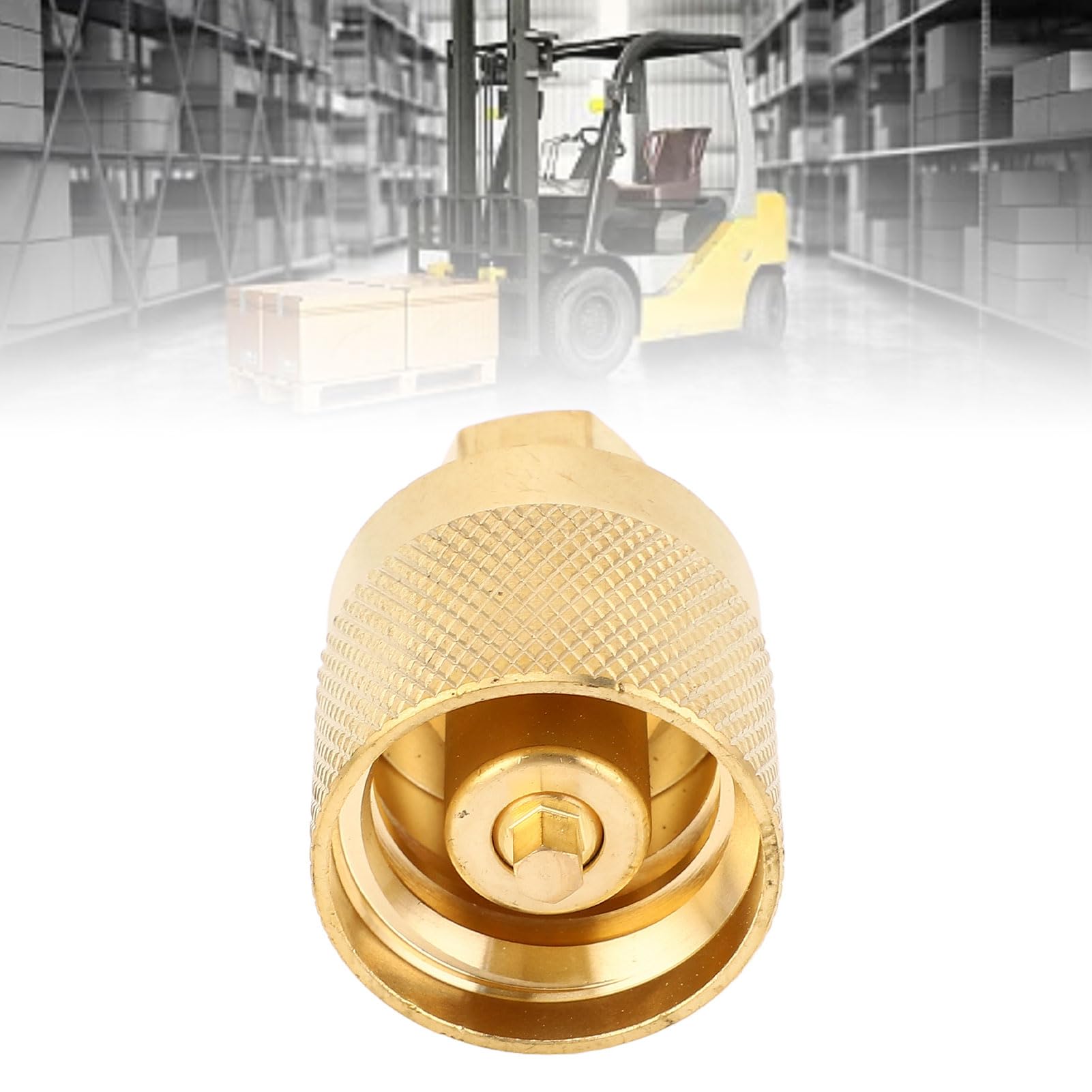 Connecteur de Réservoir de Chariot élévateur en Métal, Adaptateur à Installation Rapide pour Réservoirs 20lb 33.5lb 43.5lb, pour Coupleur Rego 7141F et 7141M