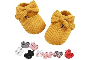 Baby Girls Mary Jane Flats: Bowknot Sweet Princess Shoes