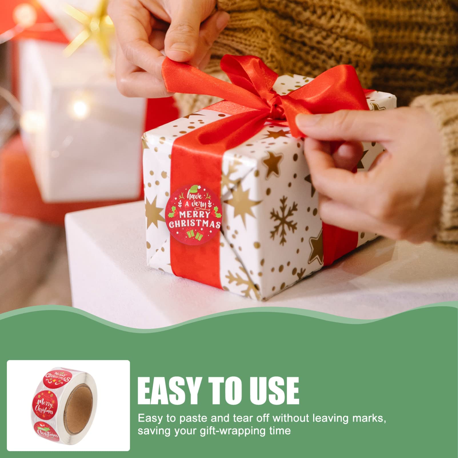5 Set Adesivi Natalizi Ornamenti Busta Di Natale Sigilli Adesivi Stickers Natalizi Stickers Natale Decorazioni Matrimonio Sigillanti Per Confezioni 4 Pezzi * 5